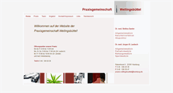 Desktop Screenshot of praxis-wellingsbuettel.de